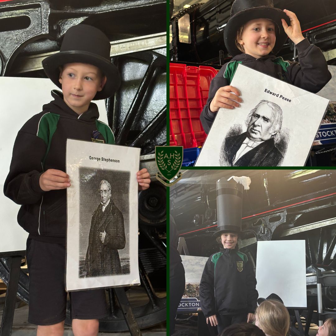 Children dressed up as historical figures 