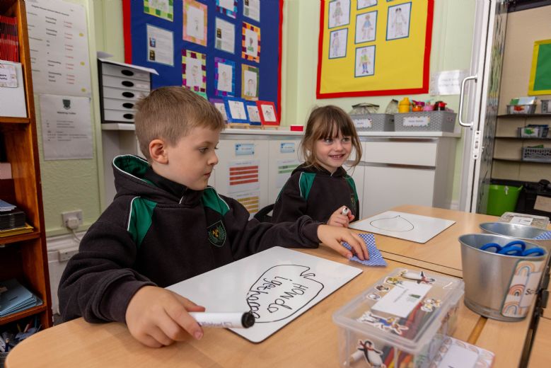 Prep School children learning